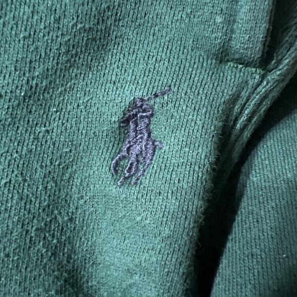 Vintage 90s Polo Ralph Lauren Green Pony Jogger Sweatpants Men Size L Drawstring - Picture 4 of 12